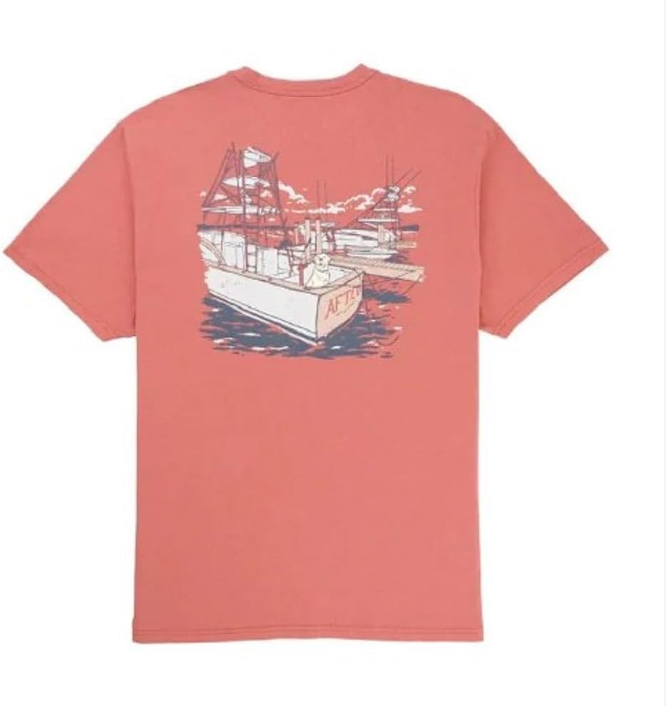AFTCO Men's Venture Pocket Tshirt (US, Alpha, XX-Large, Regular, Regular, Depths) - As Pictured
