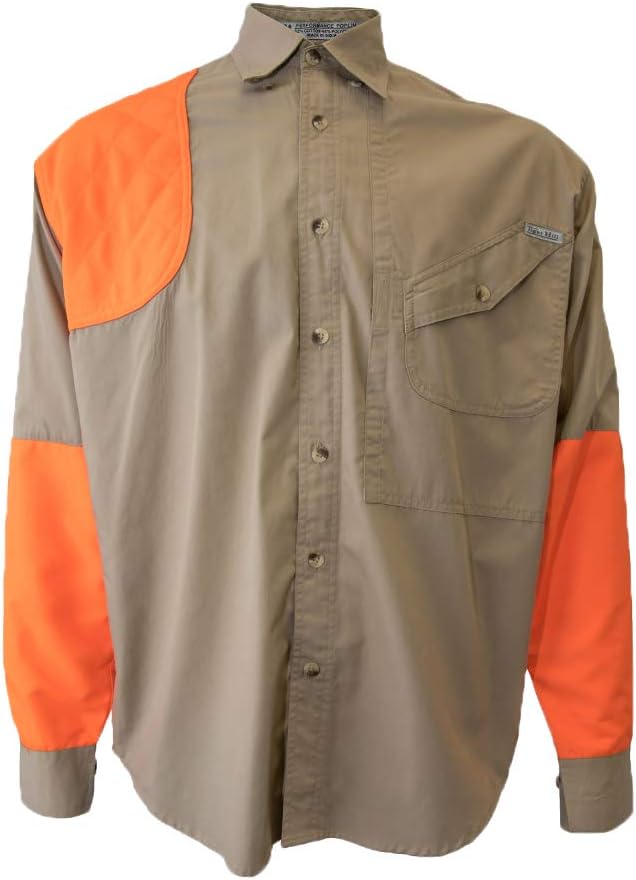 Men's Blaze Upland Tactical Hunting Shirt Long Sleeves - Khaki