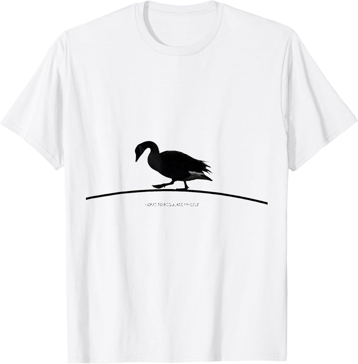 Men's Home to Regulate Myself Funny Mental Health Counselor T-Shirt - White