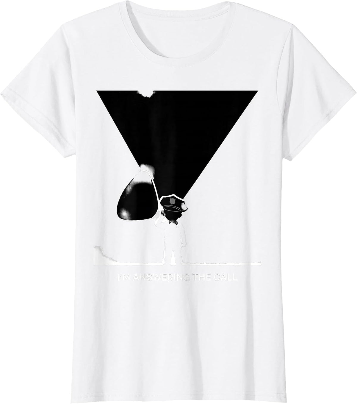 Women's I'm Answering The Call Future Police Officer Kids Toddler T-Shirt - White