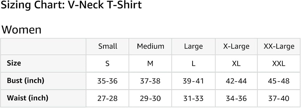 Women's Great Dane Dog V-Neck T-Shirt - size chart