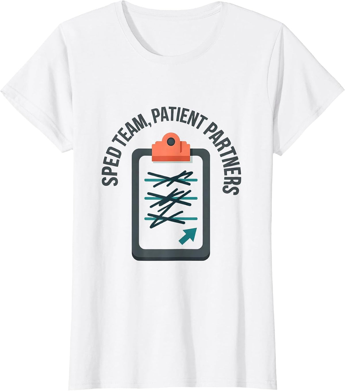 SPED Team Patient Partners Special Education Teacher T-Shirt - White