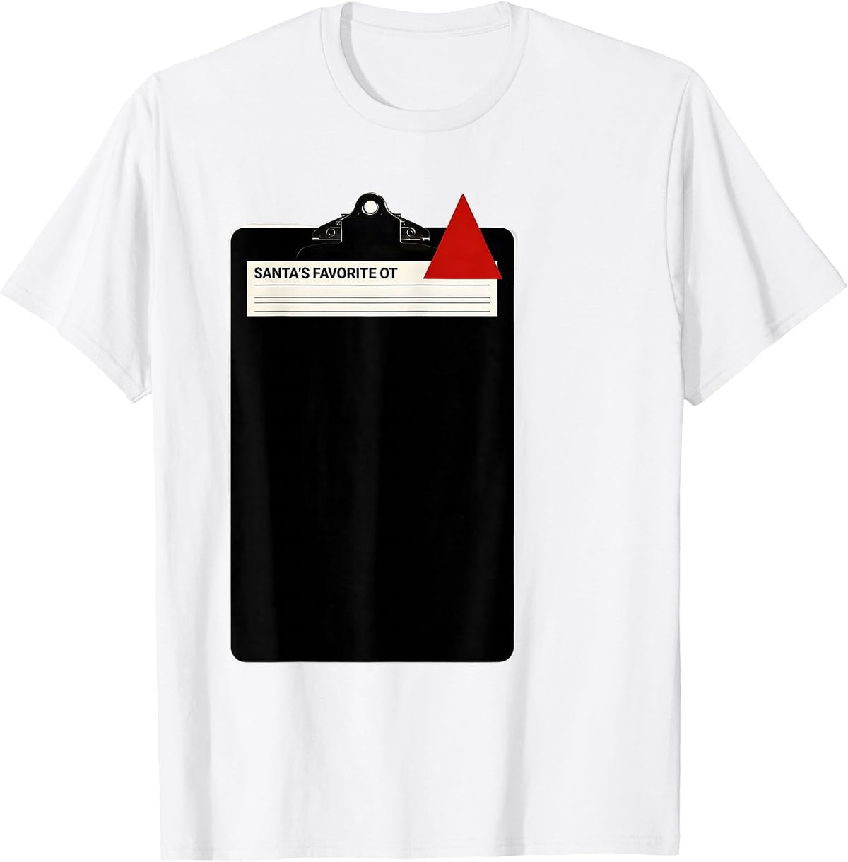 Men's Santa's Favorite OT Funny Occupational Therapist Christmas T-Shirt - White