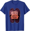 Slumber Party Team Matching Sleepover Squad Pajama Party T-Shirt - Royal Blue