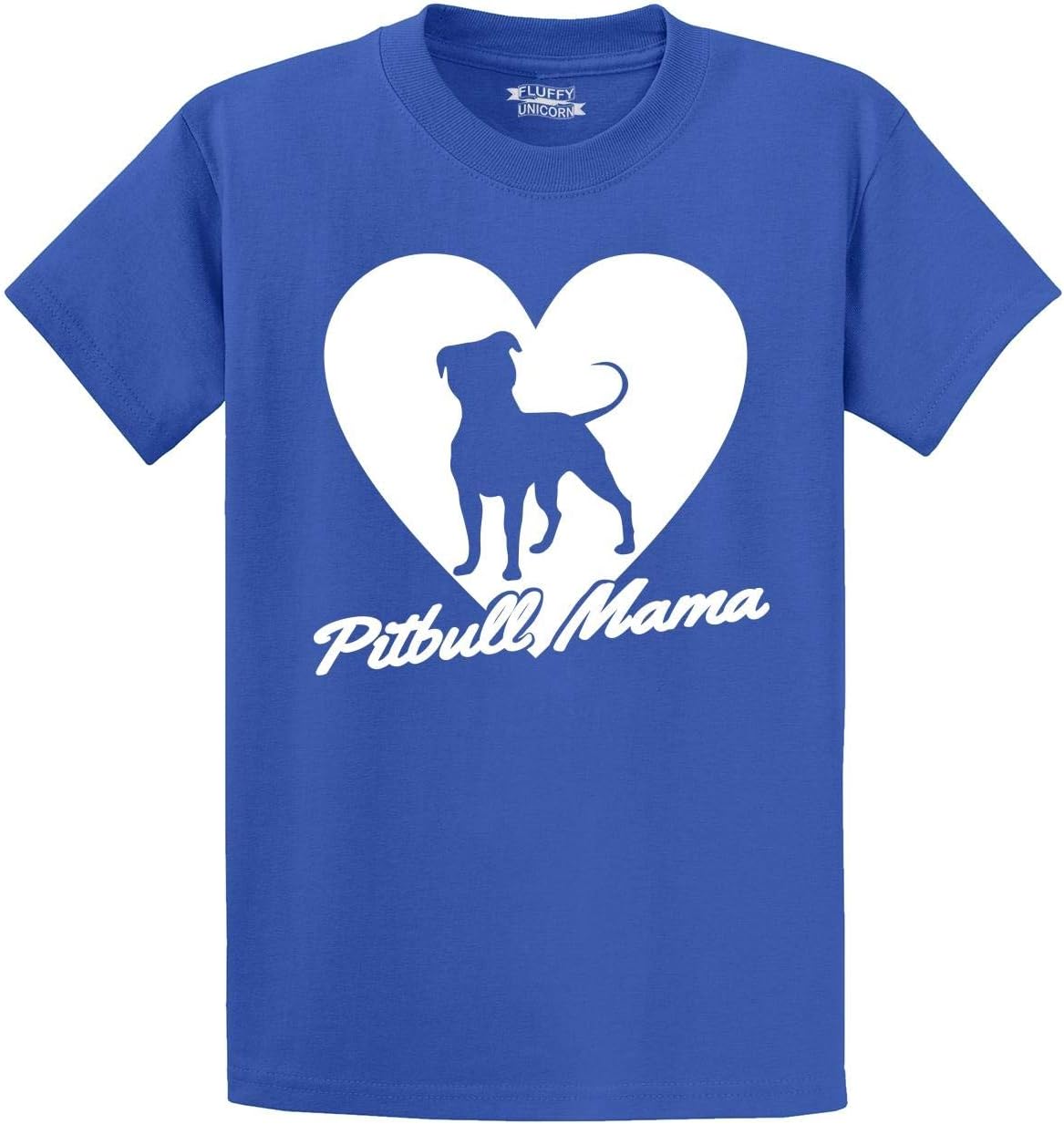 Comical Shirt Men's Pitbull Mama Tee Pitt Bully Dog Lover Tee T-Shirt - Royal Blue