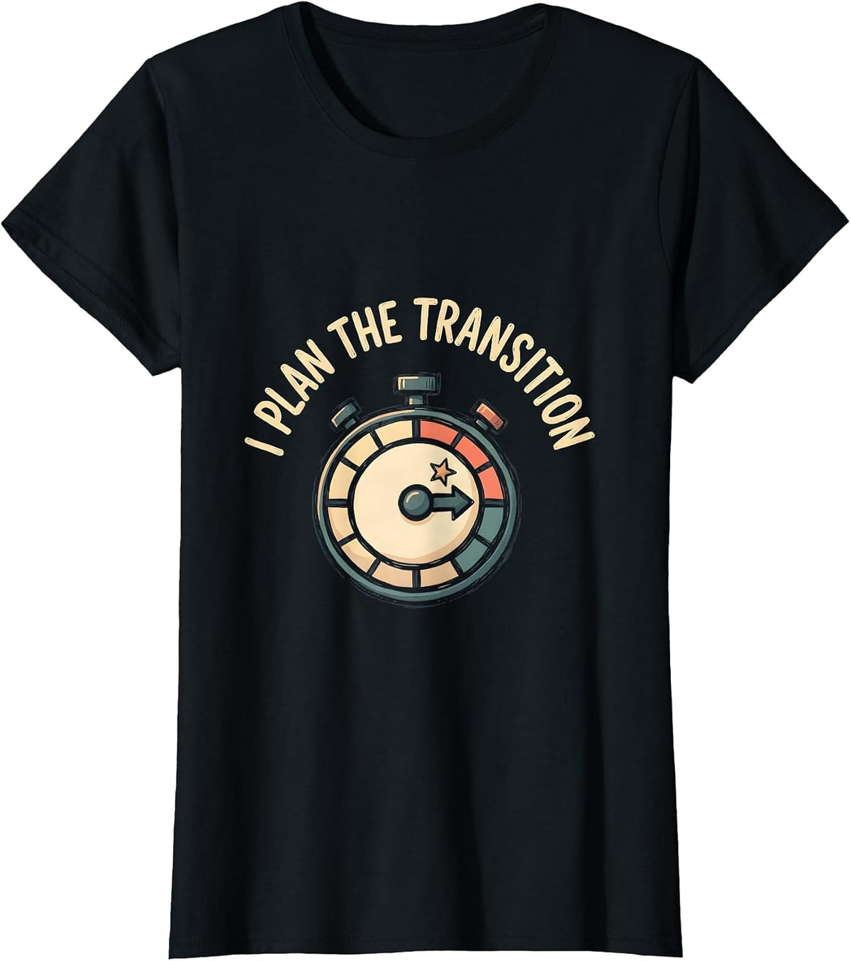 Women's I Plan The Transition Special Education Teacher SPED Team T-Shirt - Black