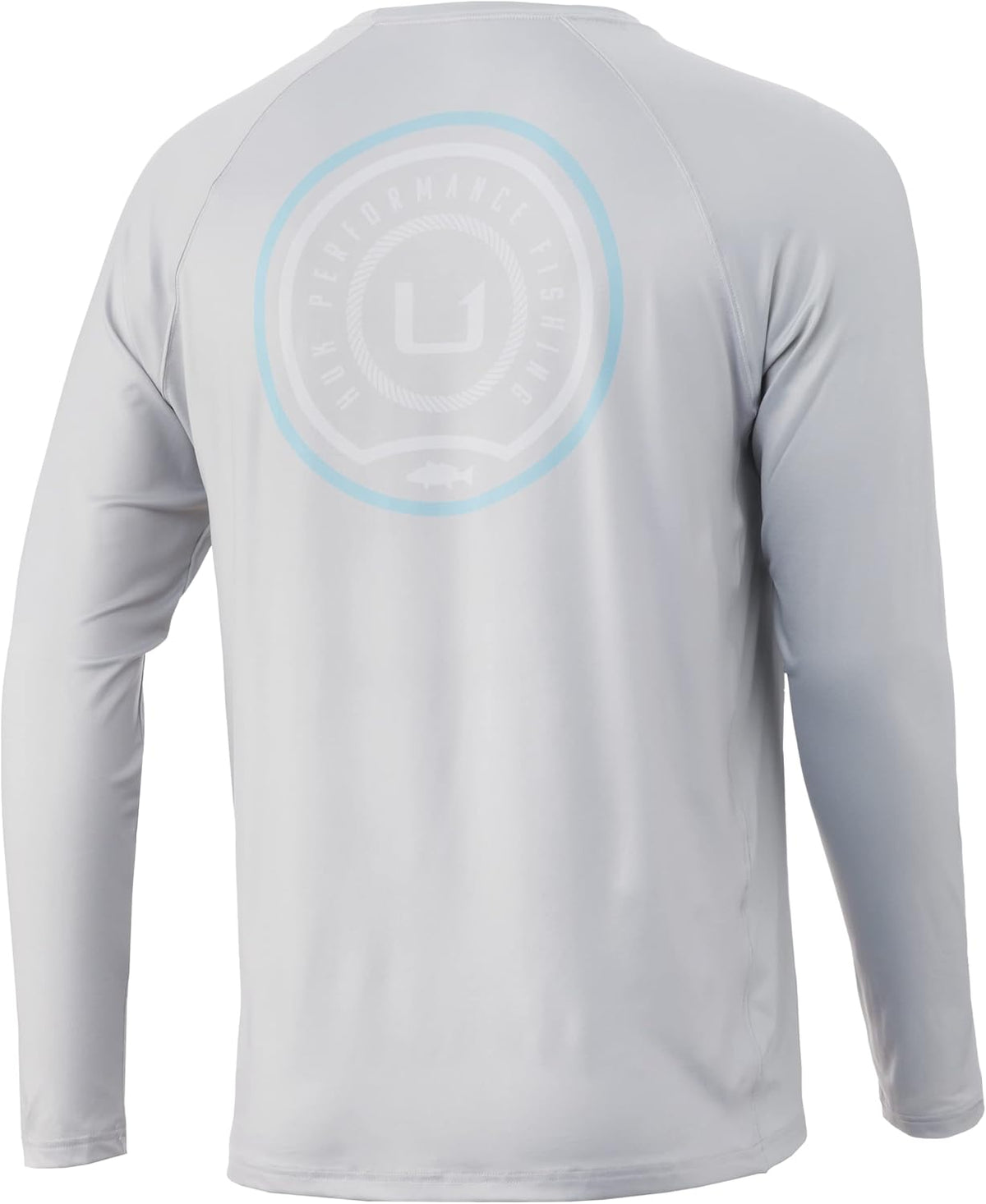 Huk Men's Pursuit Hogzilla | Long Sleeve Performance Fishing Shirt with +30 UPF Sun Protection, Seashell Pink, Small - Huk &