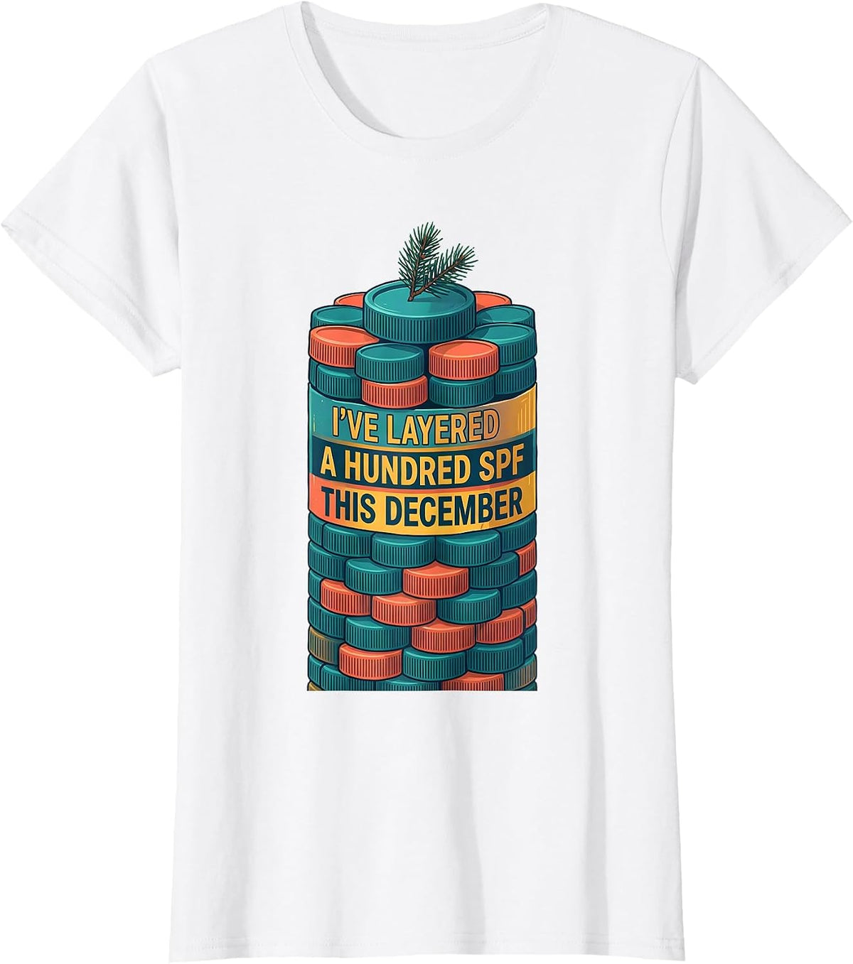 Women's I've Layered A Hundred SPF This December Esthetician T-Shirt - White
