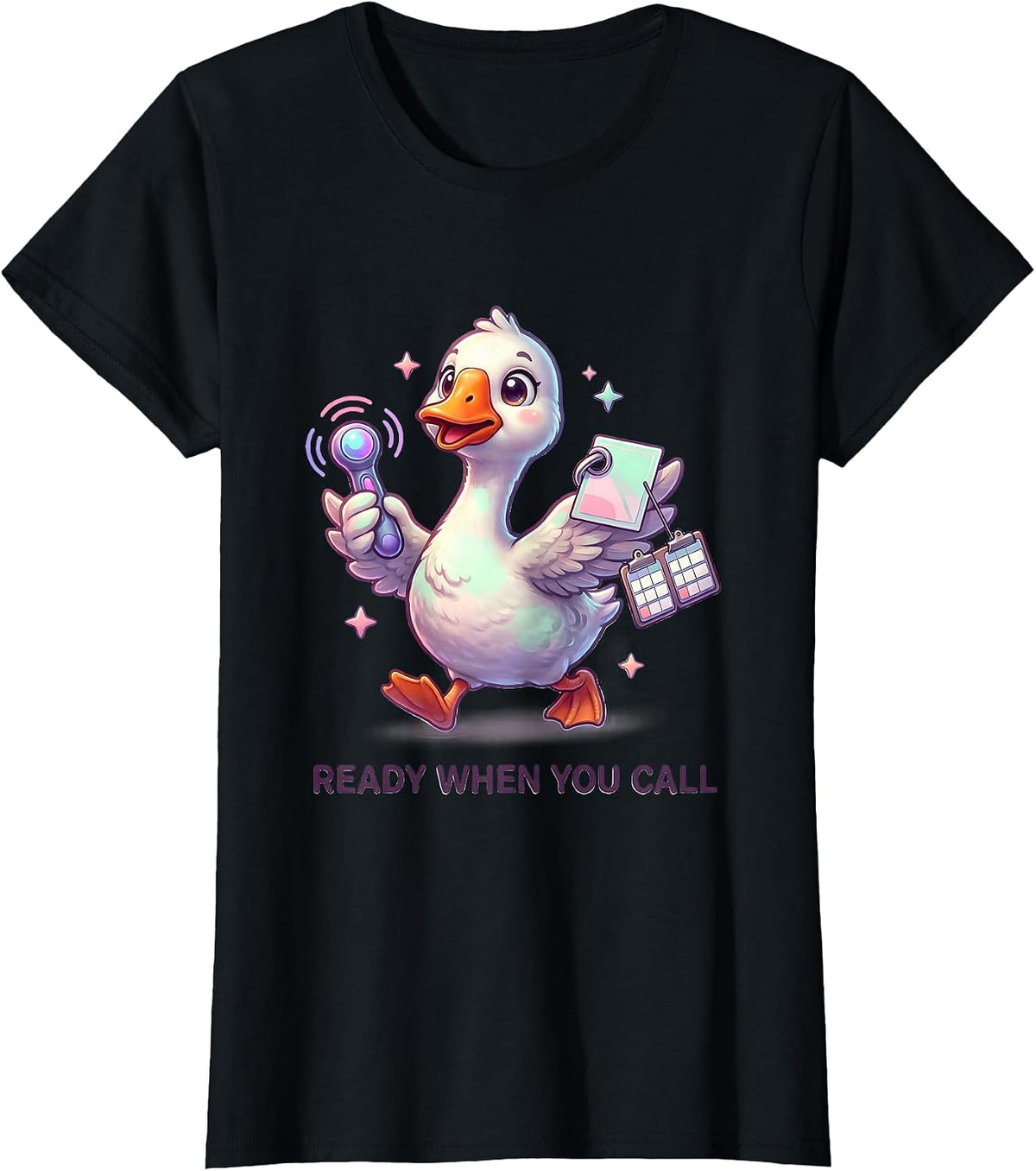 Ready When You Call Cute Kawaii Special Education Teacher T-Shirt - Black
