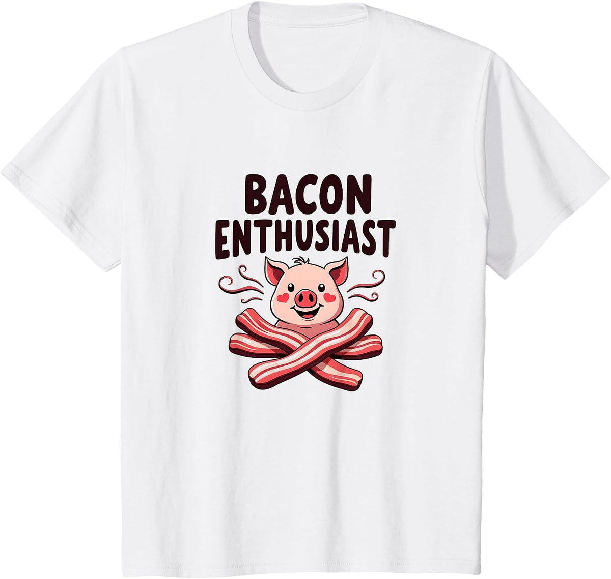 John Pork's Calling: Bacon Enthusiast Pig Lover T-Shirt - White