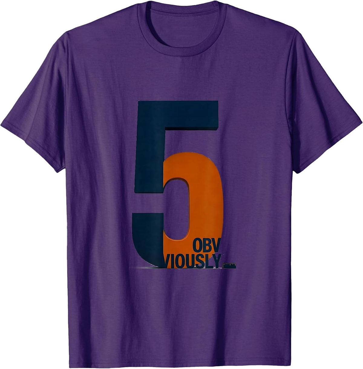 Fifth Grade Obviously Playful Typography Team Back to School T-Shirt - Purple