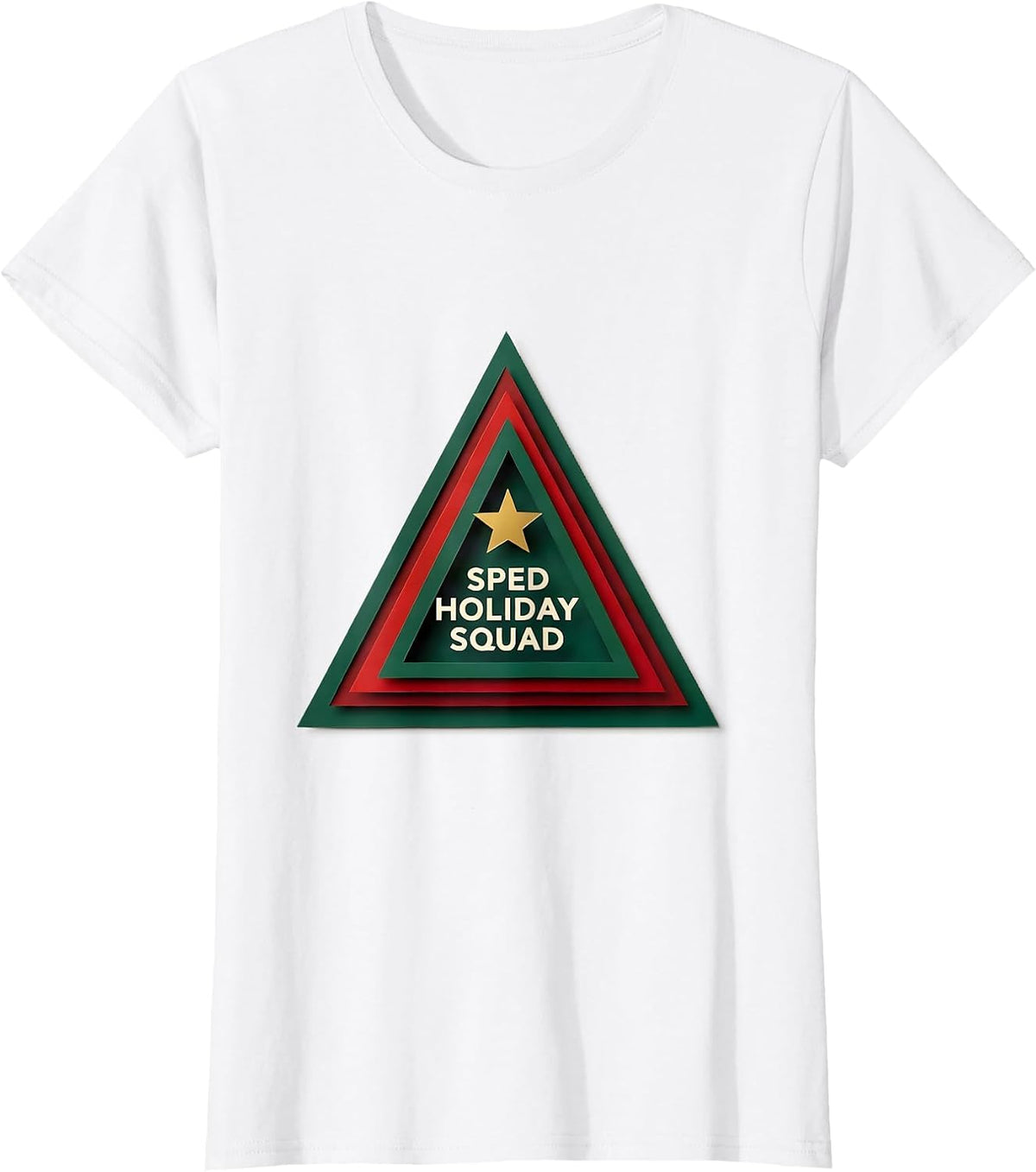 SPED Holiday Squad Special Education Teacher Christmas Pride T-Shirt - White