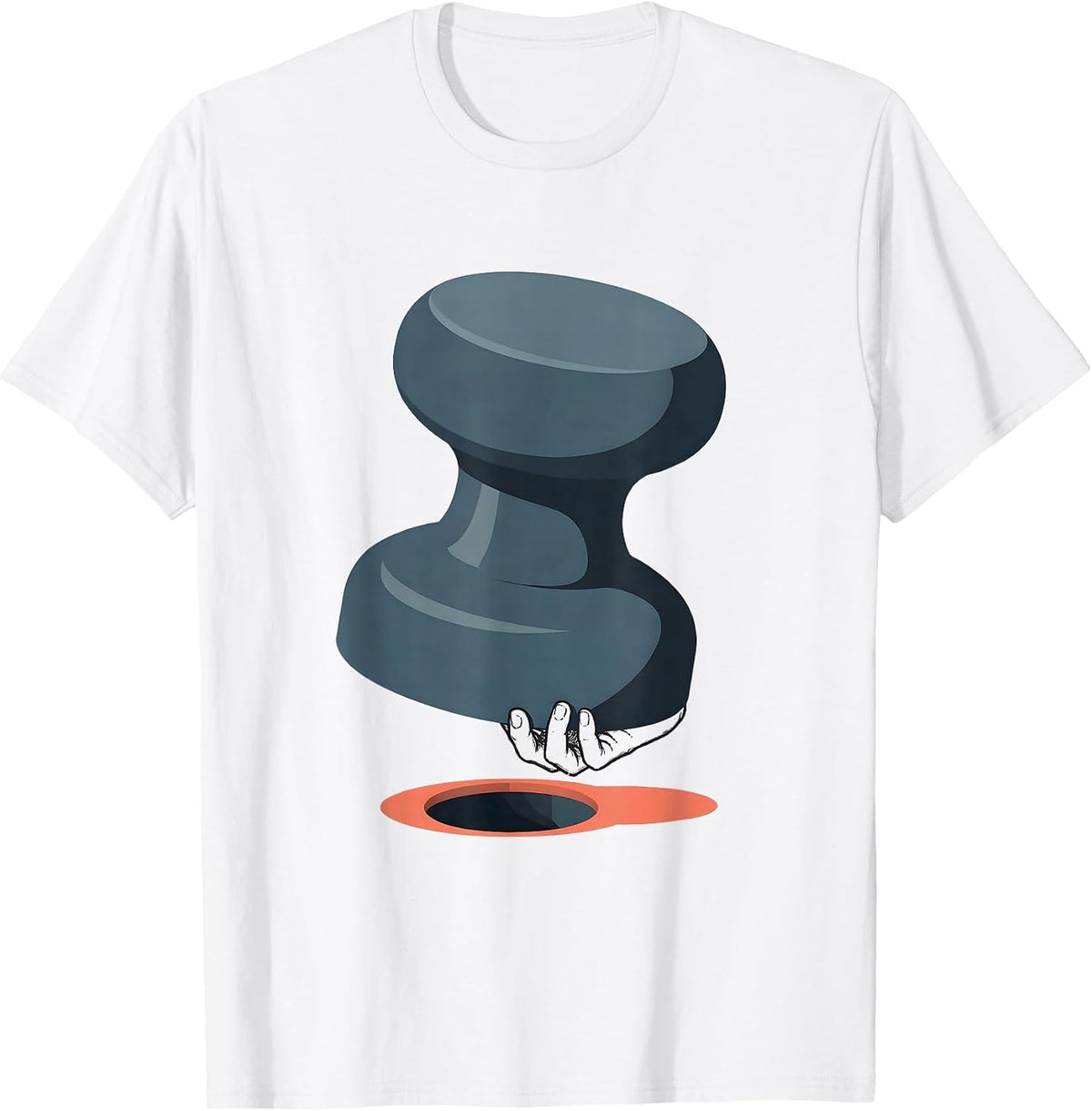 Men's Massive Peg Occupational Therapy Humor OT Month T-Shirt - White