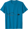 Snail Reached The Counter Overnight Funny Small Animal Lover T-Shirt - Sapphire Blue