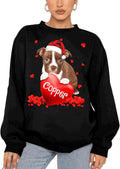 Personalized Rhodesian Ridgeback Dog Hold Red Heart Shirt - Dog Sweatshirt for Women, Valentine's Day Gifts for Dog Mom, Dog