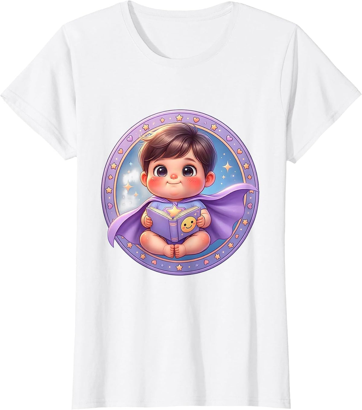 Women's Special Education Superhero Reader Graphic Tee T-Shirt - White