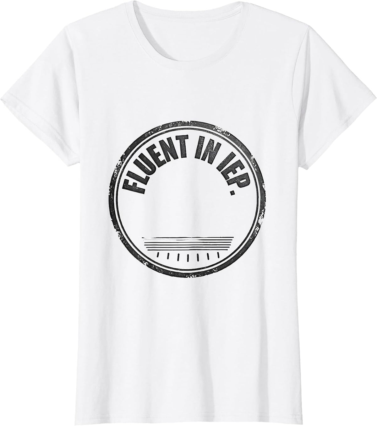 Women's Fluent In IEP Funny SPED Teacher Special Education Team T-Shirt - White