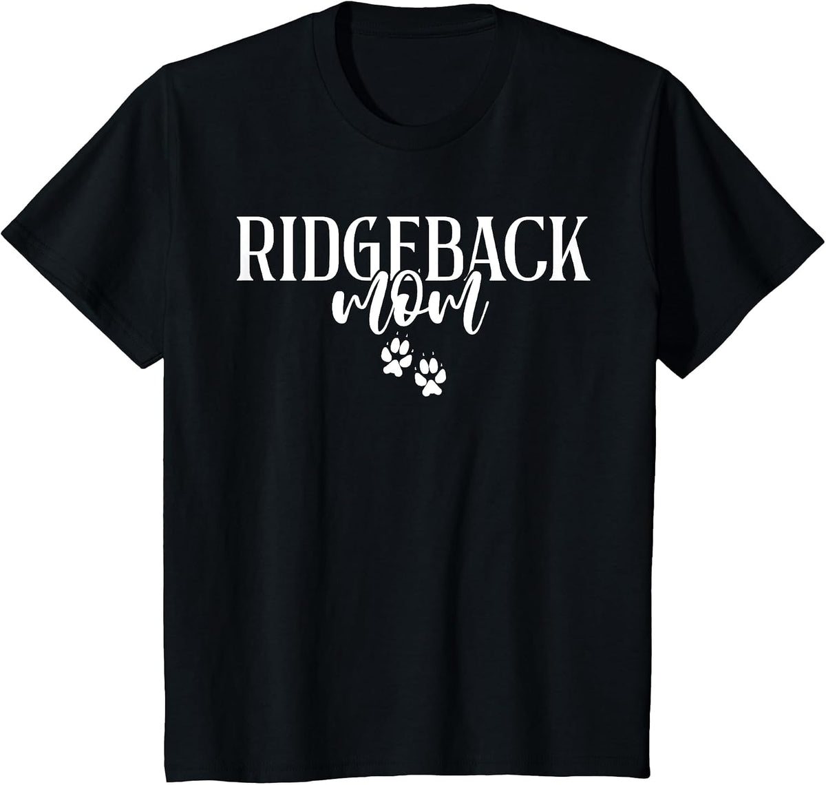 Rhodesian Ridgeback Mom T-Shirt - Black