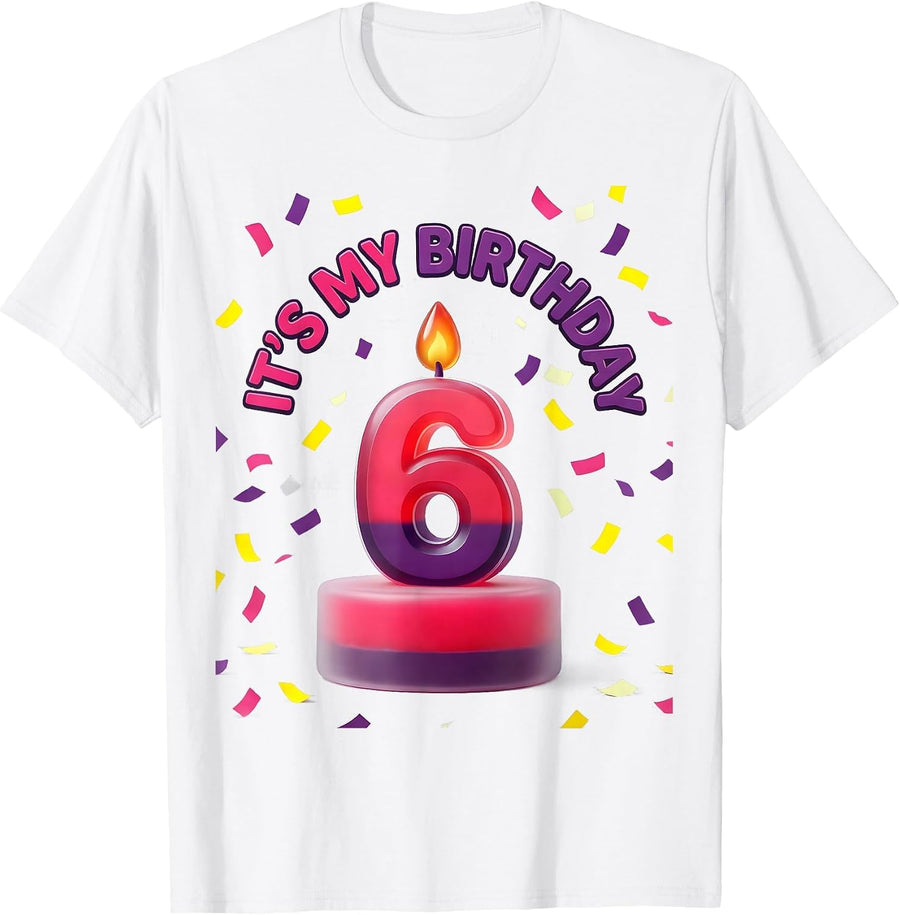 It's My Birthday Gummy Jelly Pop Family Matching Party T-Shirt - White