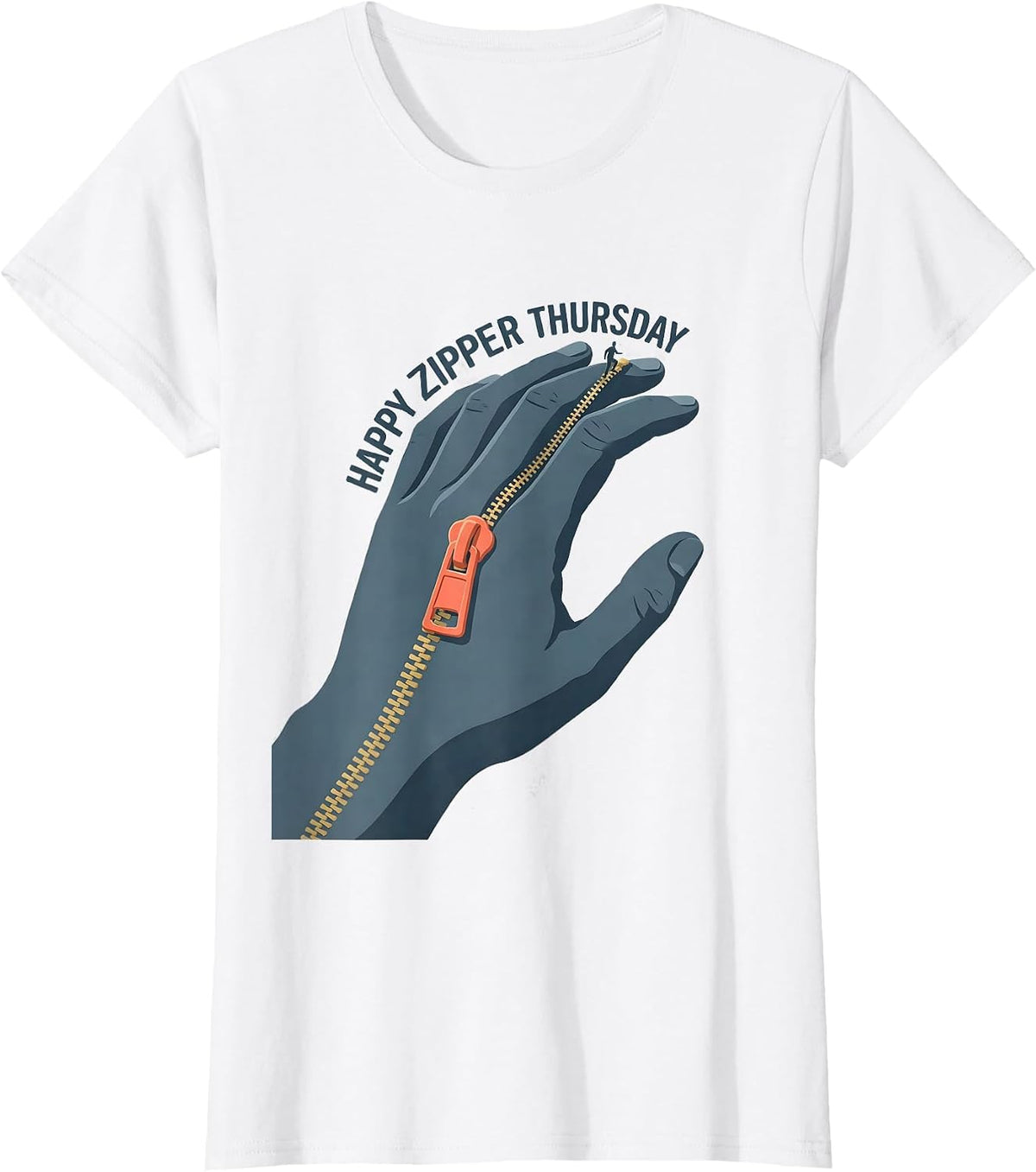 Happy Zipper Thursday Occupational Therapy OT Assistant Back T-Shirt - White