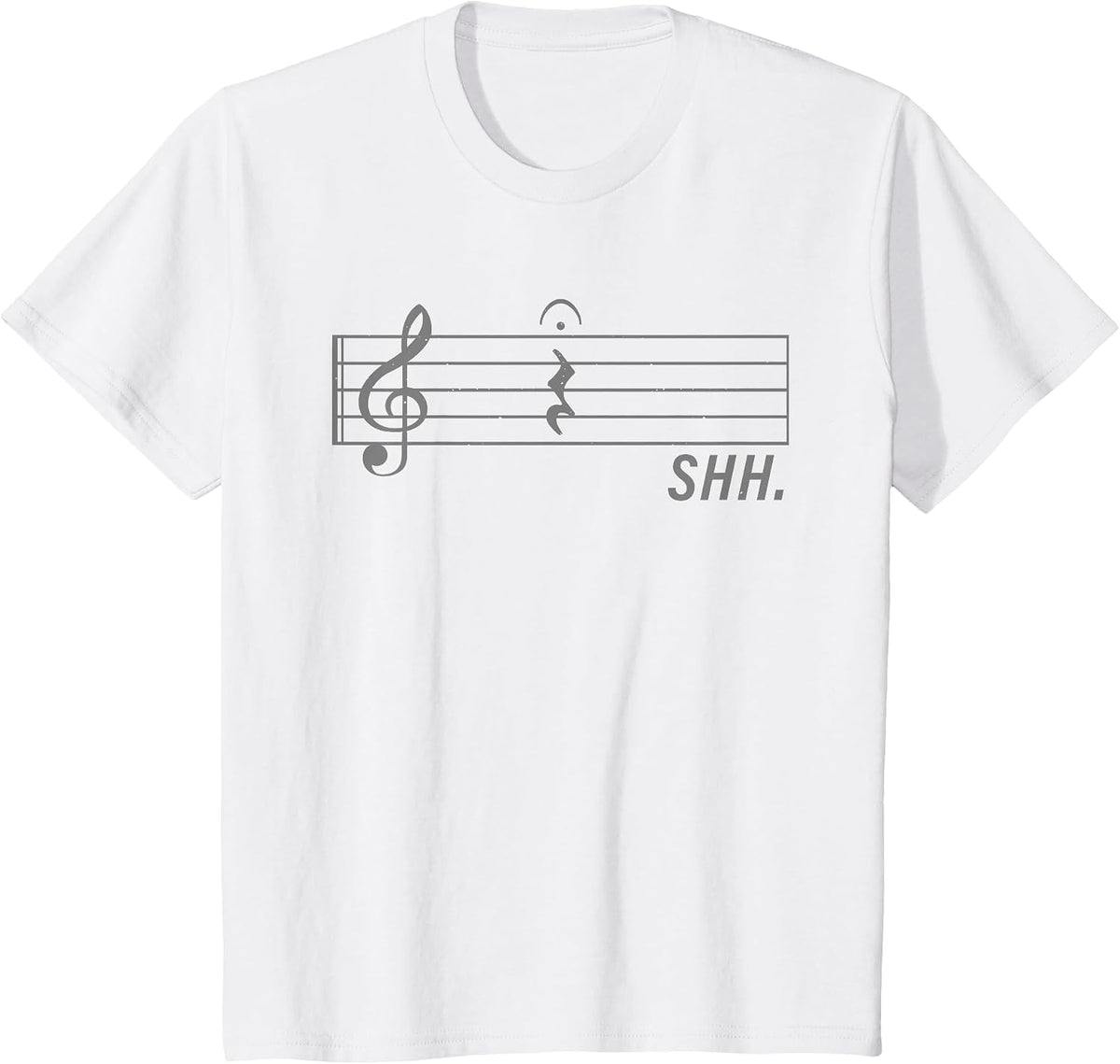 Music Art for Men Women Musical Note Musician Music Teacher T-Shirt - White