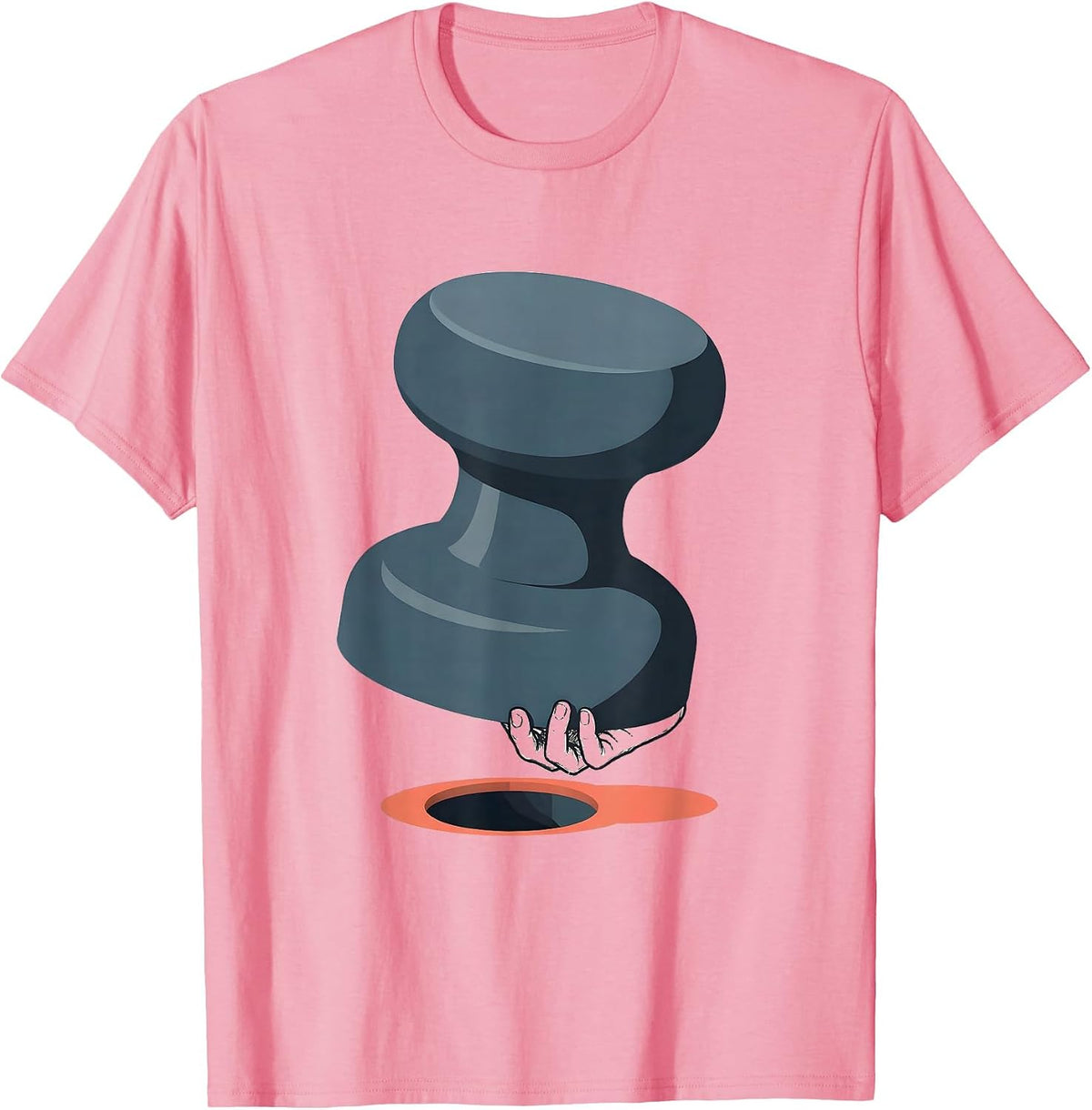 Men's Massive Peg Occupational Therapy Humor OT Month T-Shirt - Pink