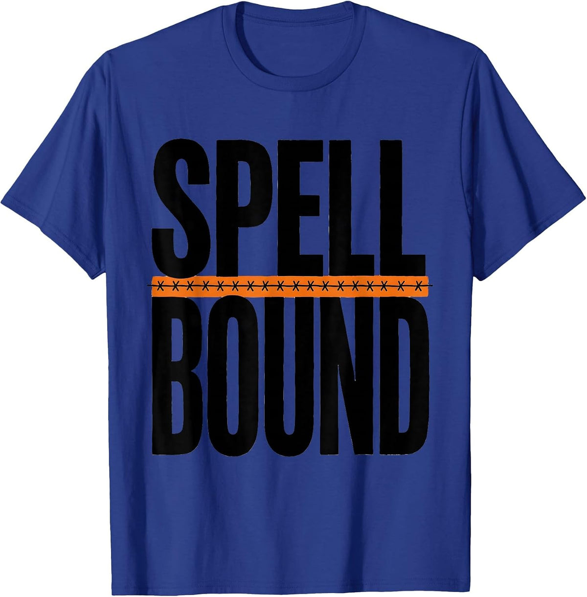 Men's Spell-Bound Whimsical Teacher Pumpkin Fall In Love T-Shirt - Royal Blue
