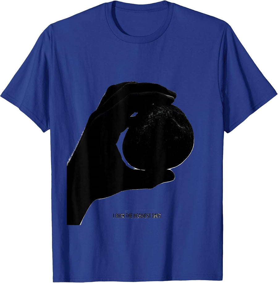 I Rock The Heaviest Days Funny Sped Squad Teacher Rock T-Shirt - Royal Blue