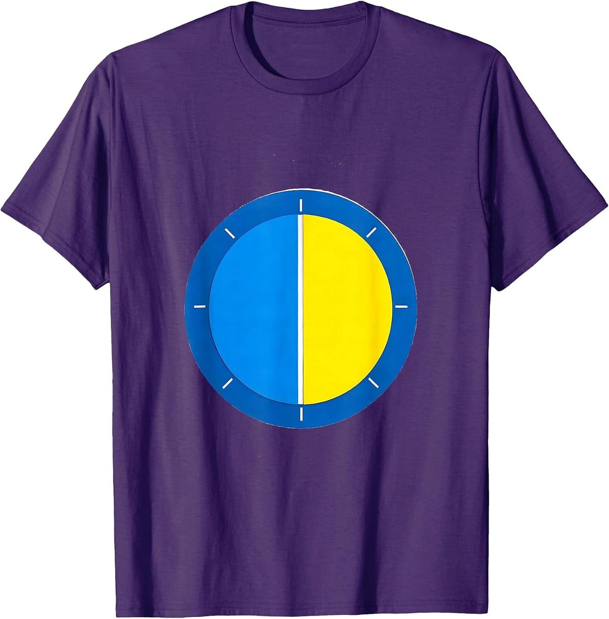 Circular Down Syndrome Awareness Support Family Pride T-Shirt - Purple