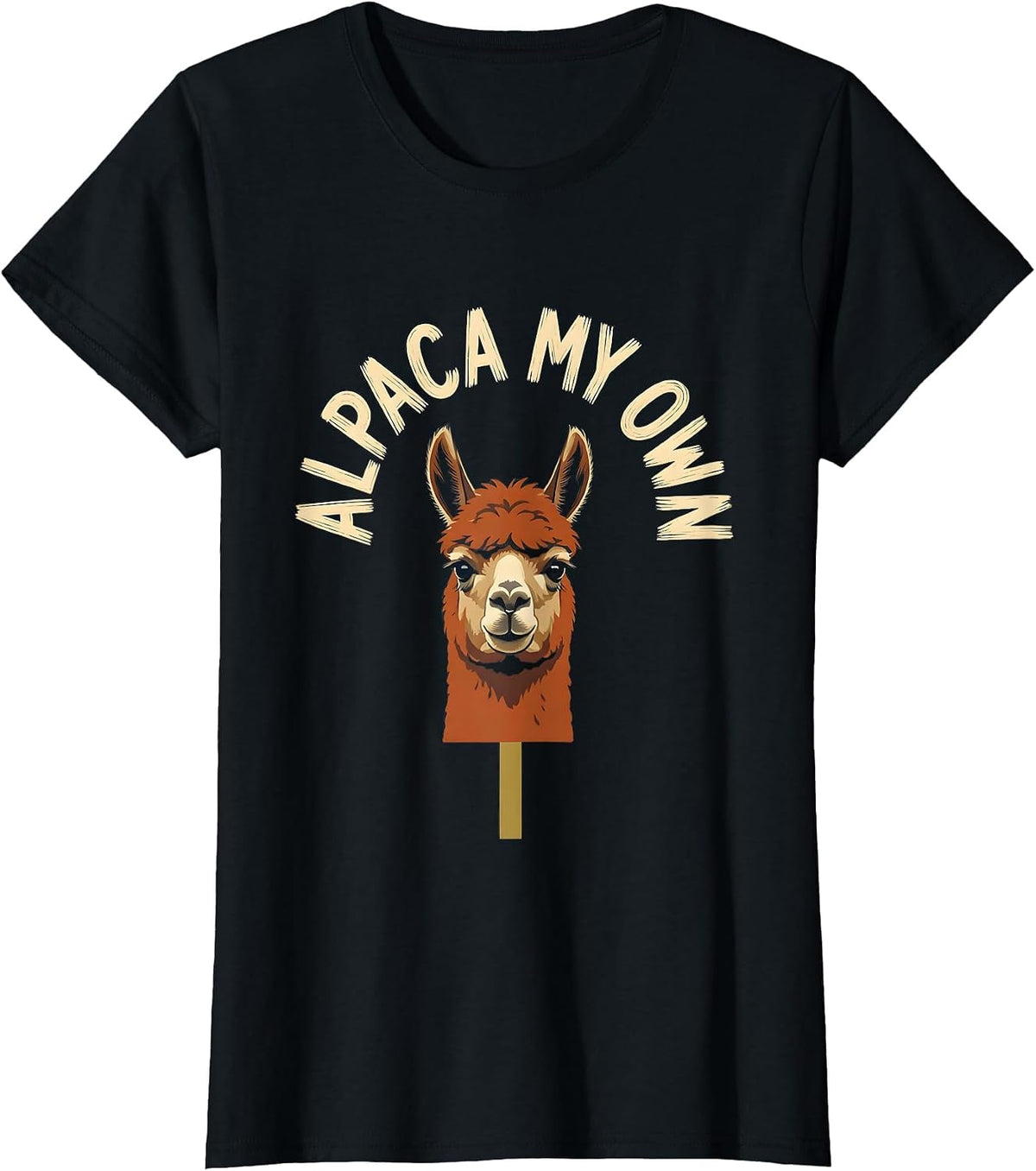 Alpaca My Own Funny Alpaca Lover Casual Humor T-Shirt - Black