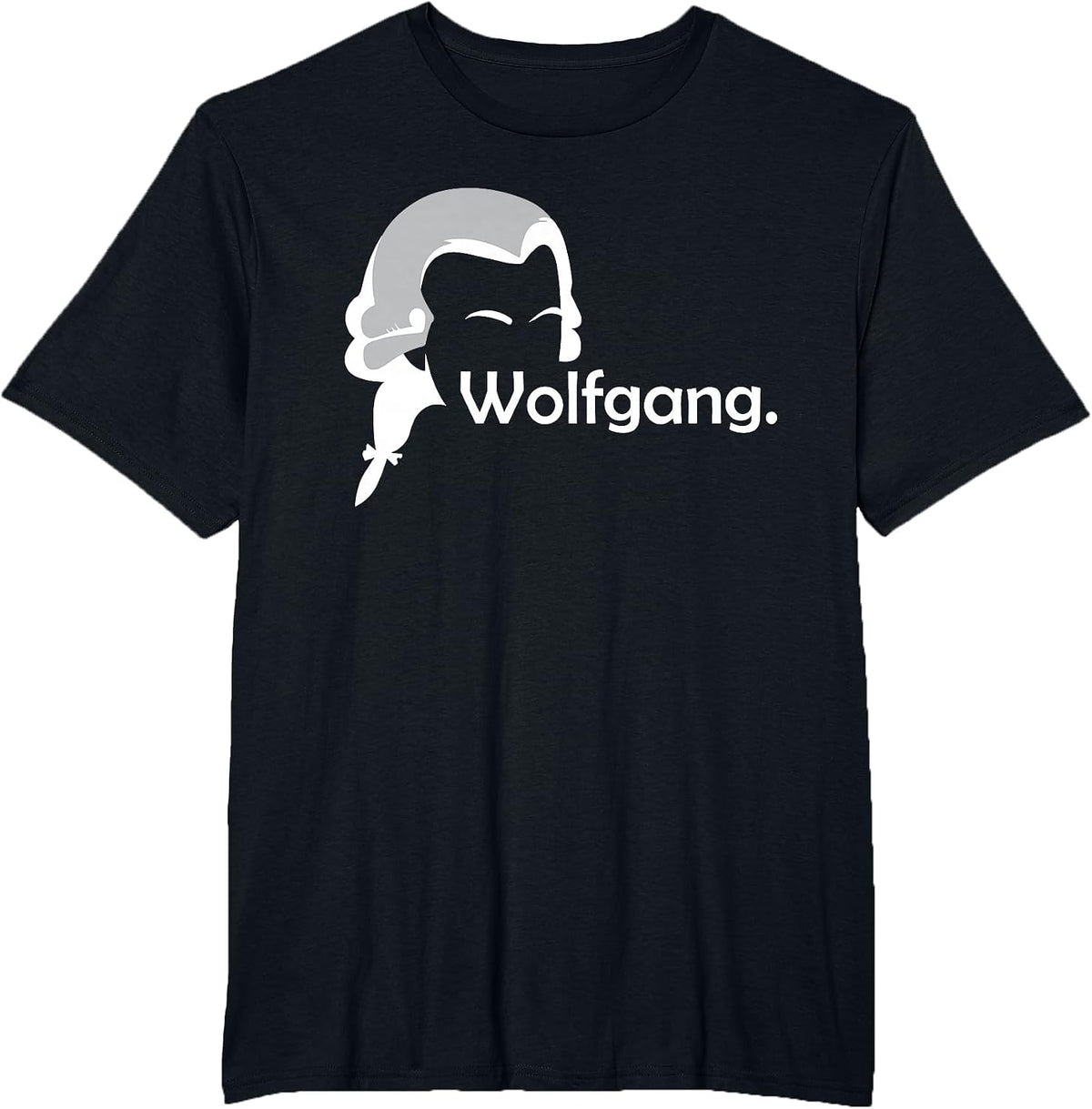 Wolfgang Mozart - Classical Music Composer Teacher Student T-Shirt - Black