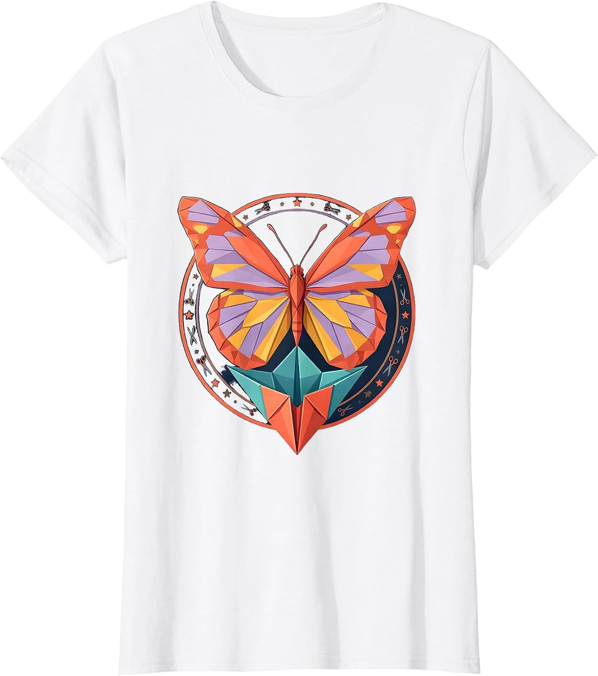 Preschool Teacher Butterfly Paper Cocoon Craft T-Shirt - White