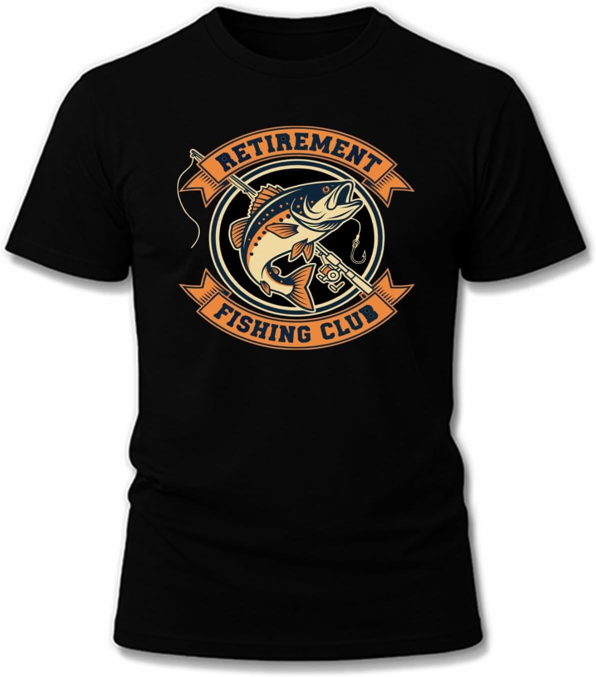 Funny Fishing T-Shirt for Dad Men Reel Cool Fish Bass Fishing Joke Tee Novelty Fisherman Shirts for Fish Lover - A10