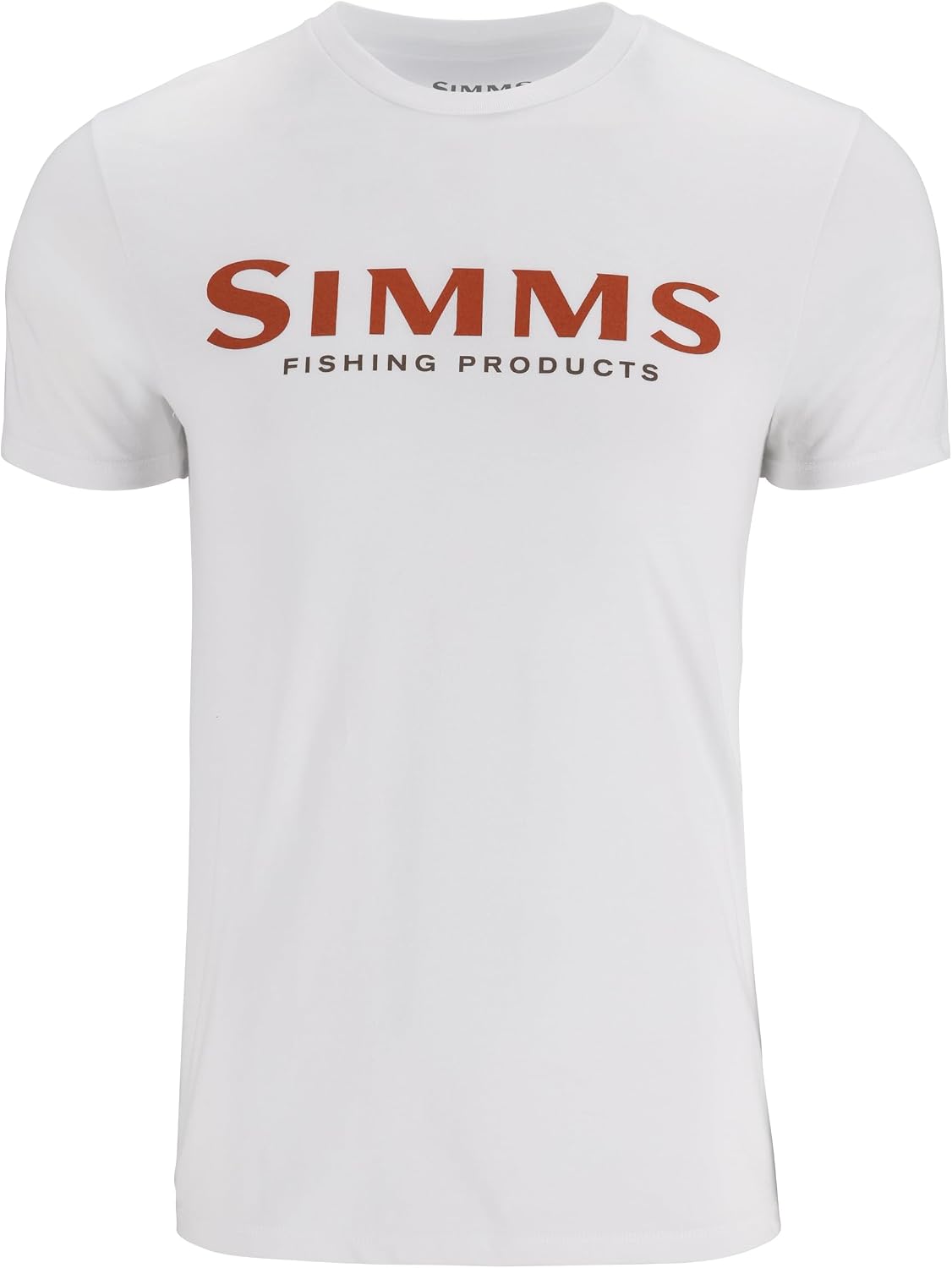 Simms Men's M's Logo T-Shirt - Pure White