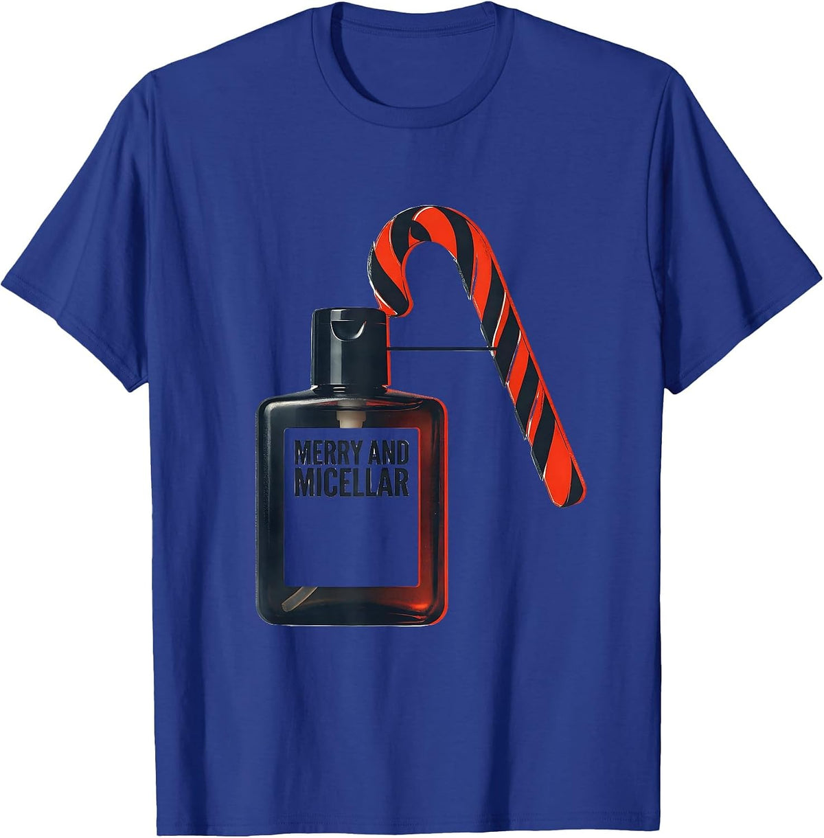 Merry And Micellar Esthetician Dermatology Christmas T-Shirt - Royal Blue