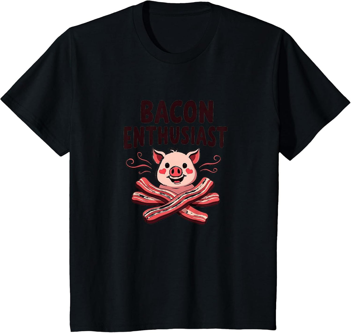 John Pork's Calling: Bacon Enthusiast Pig Lover T-Shirt - Black