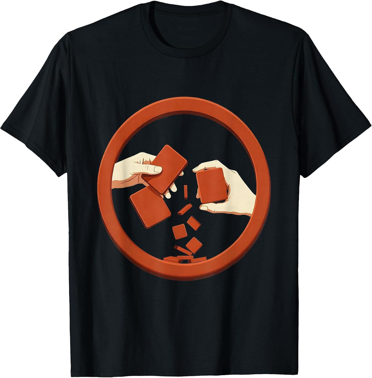 Men's Dyslexia Awareness Jumbled Letters Illustration T-Shirt - Black