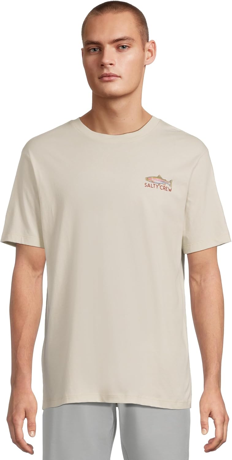 Salty Crew Men's Trout Mount Short Sleeve Tee - Bone