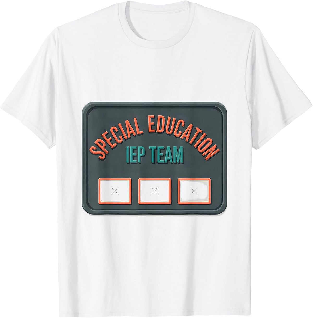 Men's Special Education IEP Team Retro Dream Team SPED Teacher T-Shirt - White