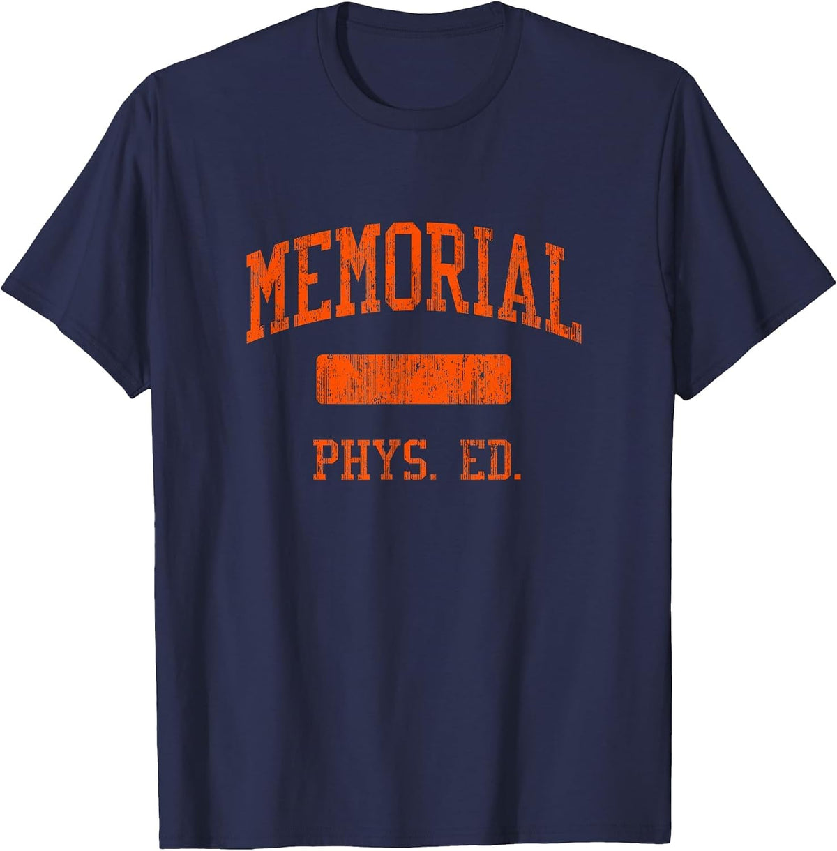 Memorial High School HS West New York NJ PHYS Ed T-Shirt - Navy Blue