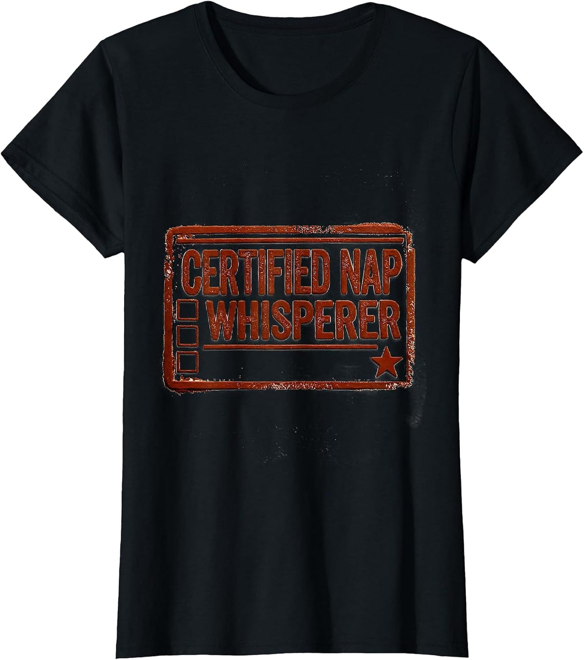 Certified Nap Whisperer Funny Early Childhood Teacher T-Shirt - Black