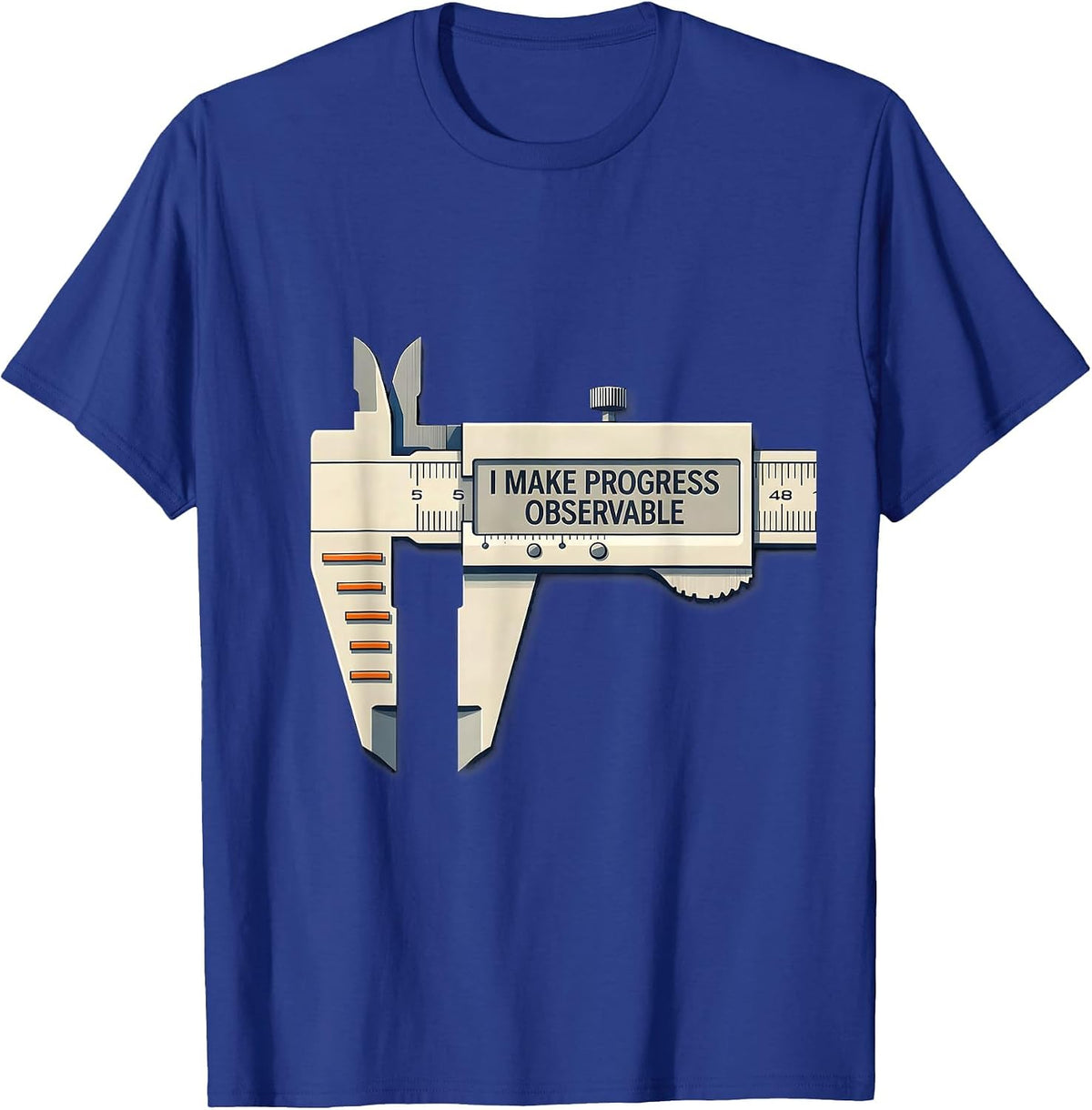 I Make Progress Observable Special Education Teacher SPED T-Shirt - Royal Blue