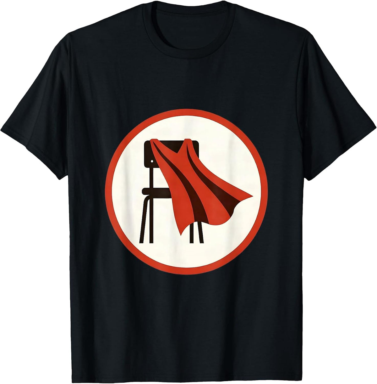 Men's Sped Teacher Superhero Cape Classroom Chair T-Shirt - Black