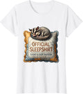 Women's Official Sleepshirt Sugar Glider Division Animal Lover T-Shirt - White