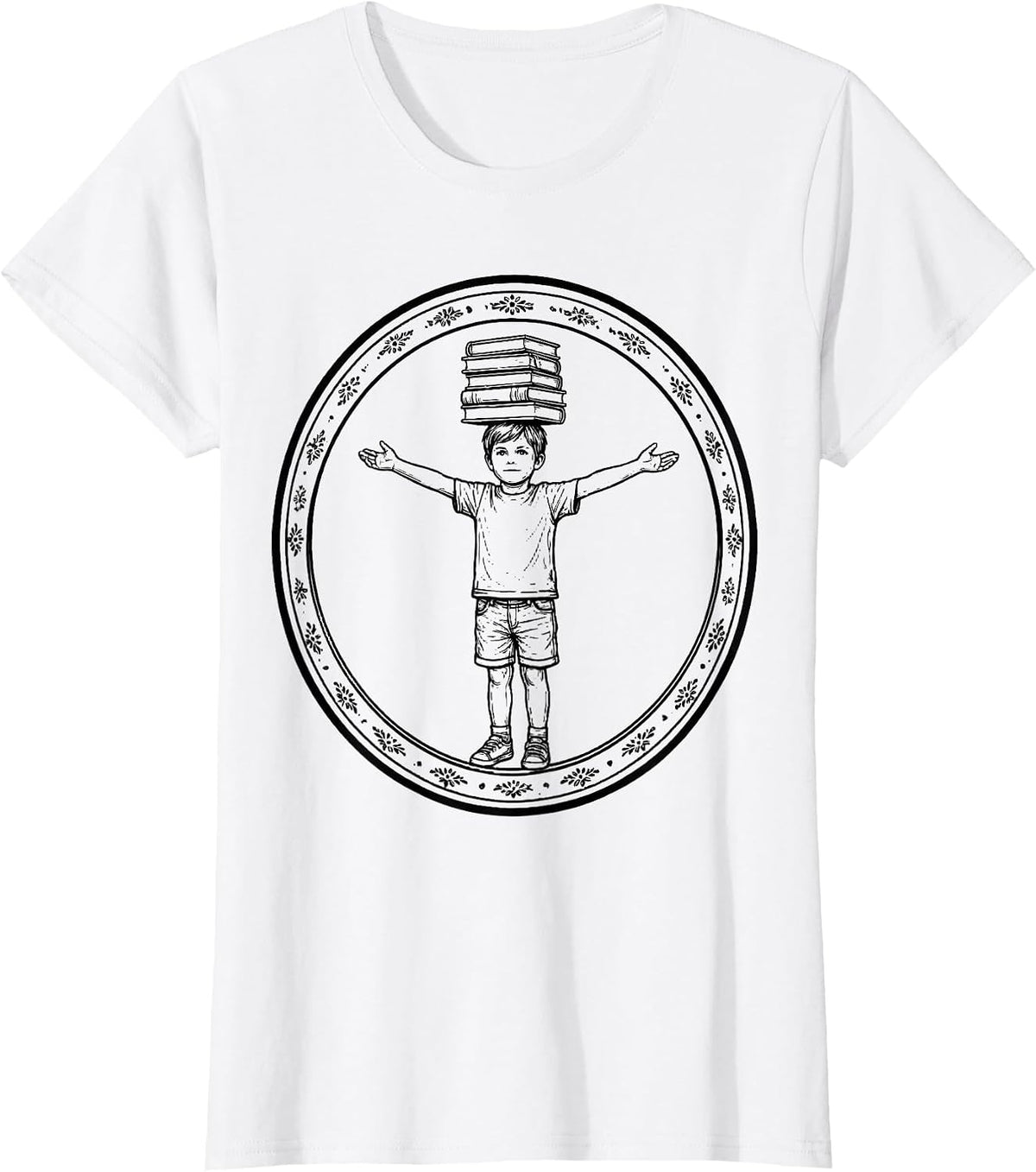 Occupational Therapy Balancing Child Graphic T-Shirt - White