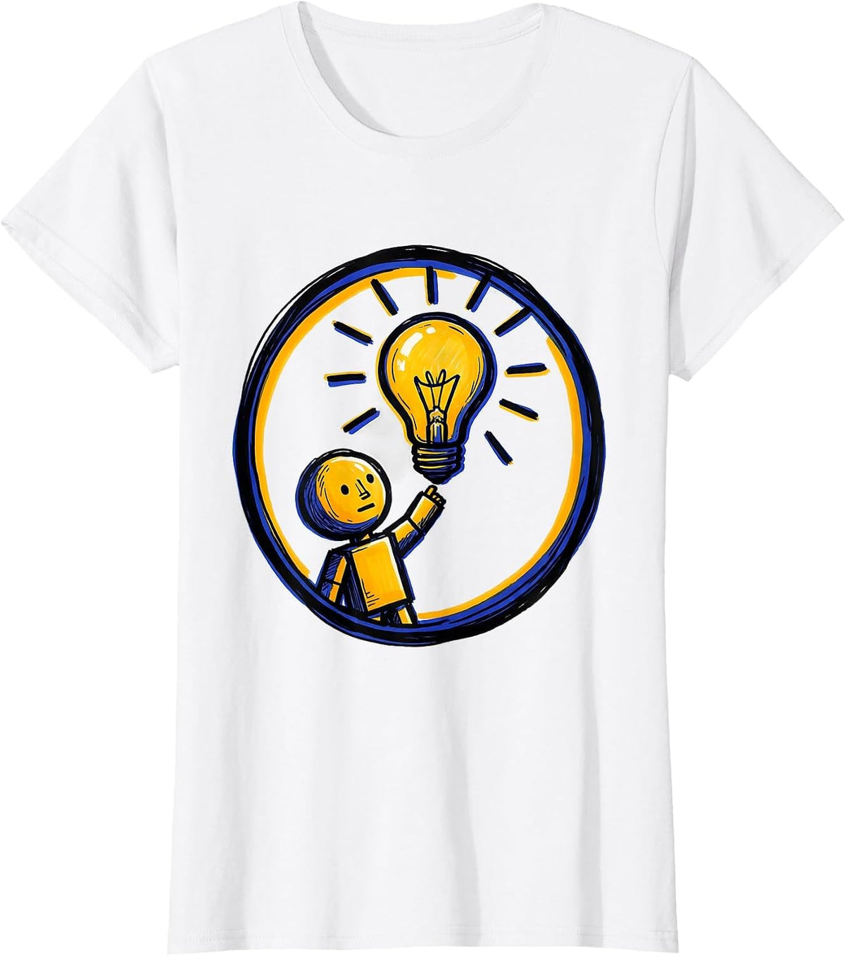 Special Education Teacher Lightbulb Moment Gift T-Shirt - White