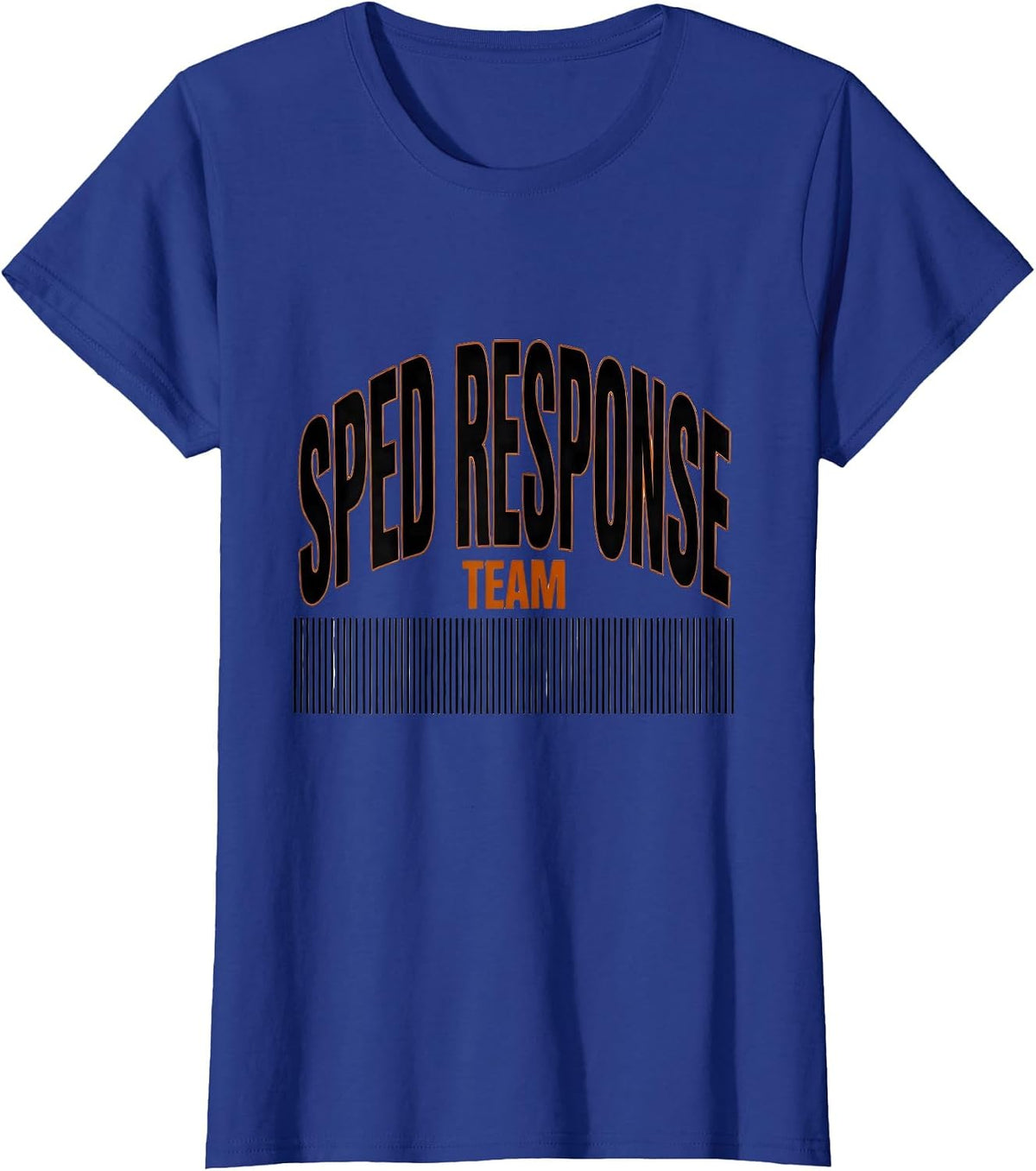 Women's SPED Response Team Funny Special Education Teacher T-Shirt - Royal Blue