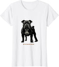 Women's My Pittie Holds Me Together Funny Pitbull Dog Mom Humor T-Shirt - White