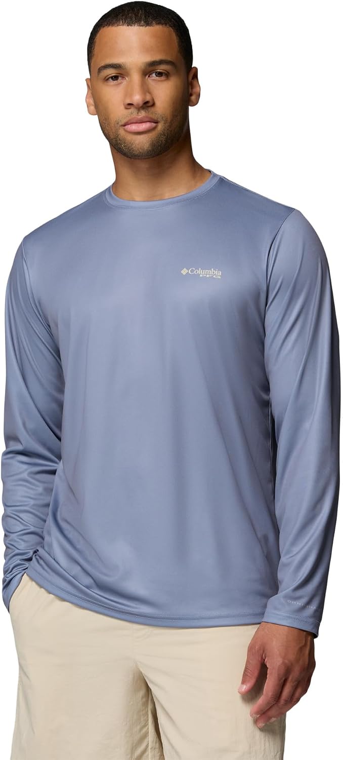 Columbia Men's Terminal Tackle PFG Sea Creature Long Sleeve - New Moon