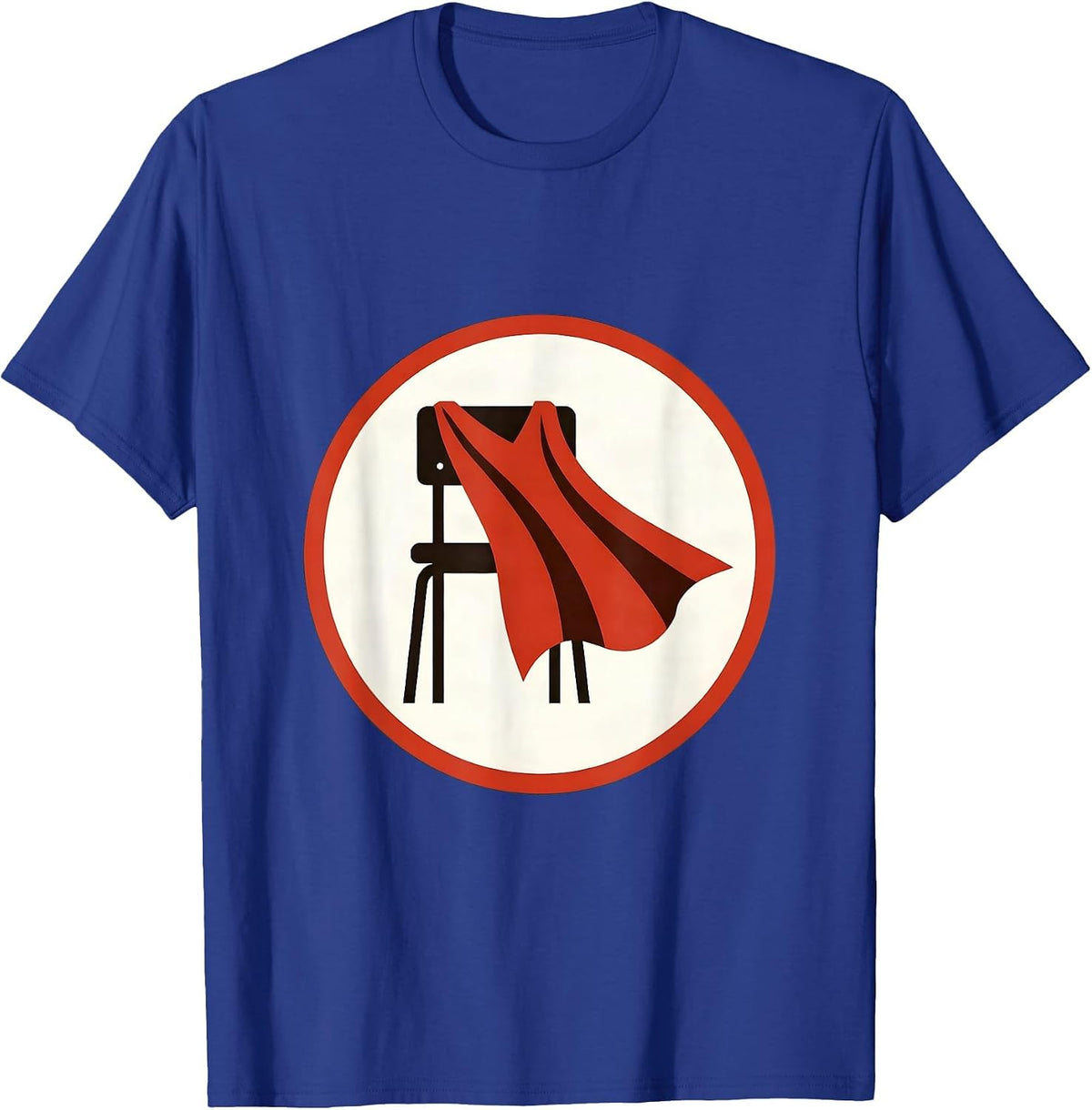 Men's Sped Teacher Superhero Cape Classroom Chair T-Shirt - Royal Blue